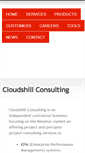 Mobile Screenshot of cloudshill.be